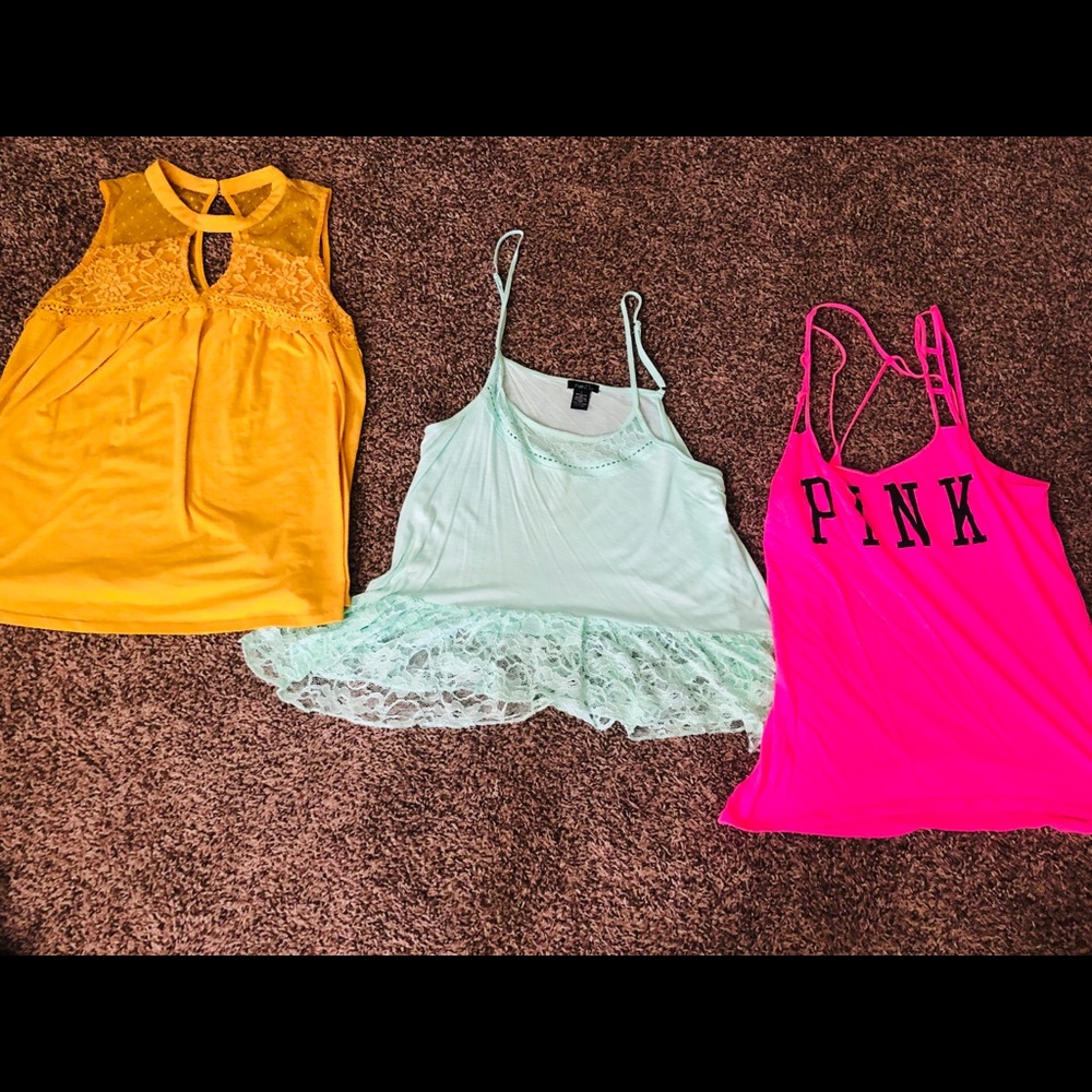 Tank top lot all size L
